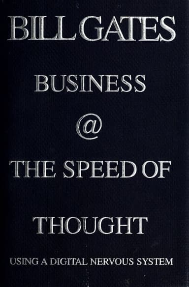 Business @ the speed of thought cover