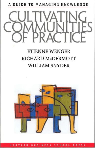 Cultivating communities of practice cover