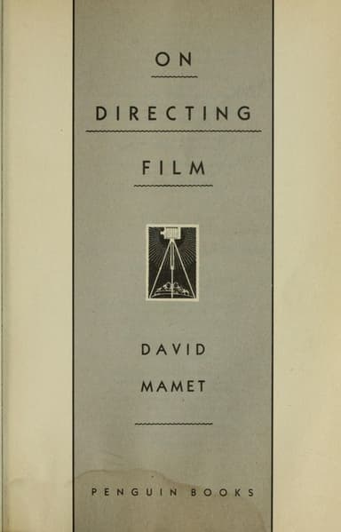 On directing film cover