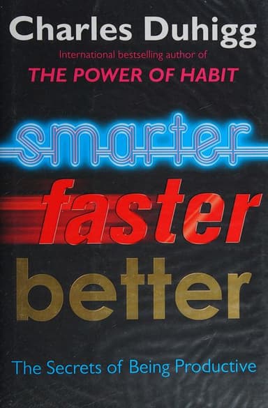 Smarter Faster Better cover