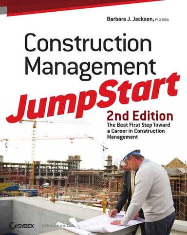 Construction management jumpstart cover