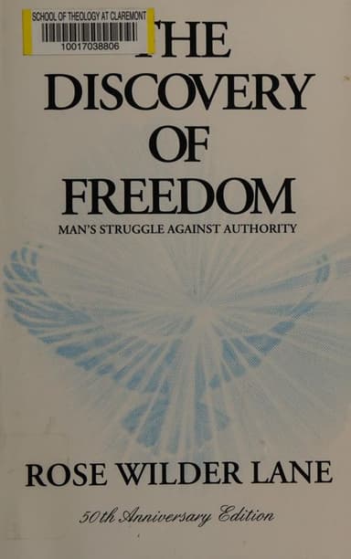 The discovery of freedom cover