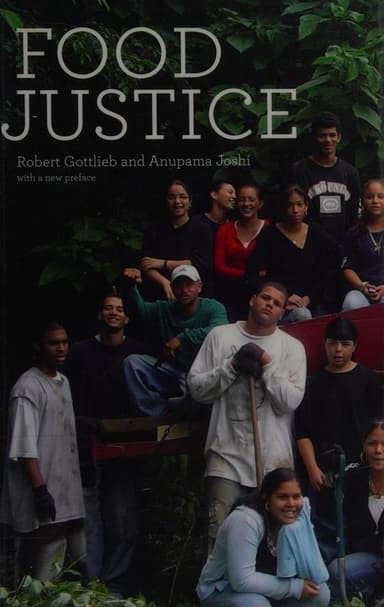 Food justice cover