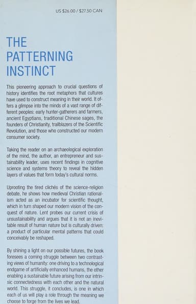 The patterning instinct cover