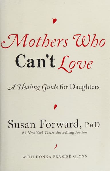Mothers who can't love cover
