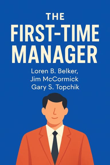 The First-Time Manager cover