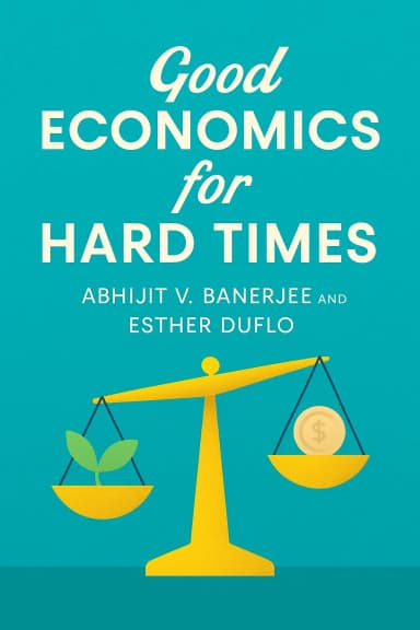 Good Economics for Hard Times cover