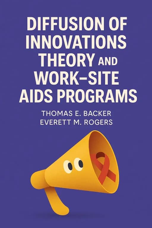 Diffusion of Innovations Theory and Work-Site AIDS Programs
