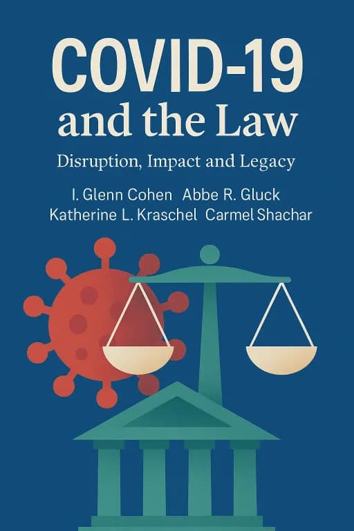 Book cover of COVID-19 and the Law
