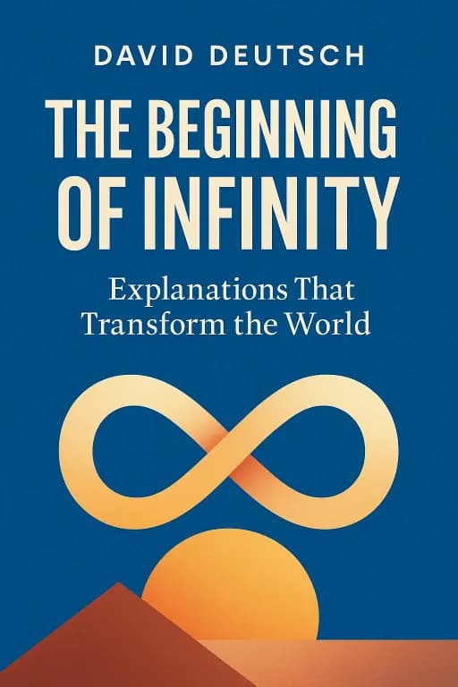 Book cover of The Beginning of Infinity