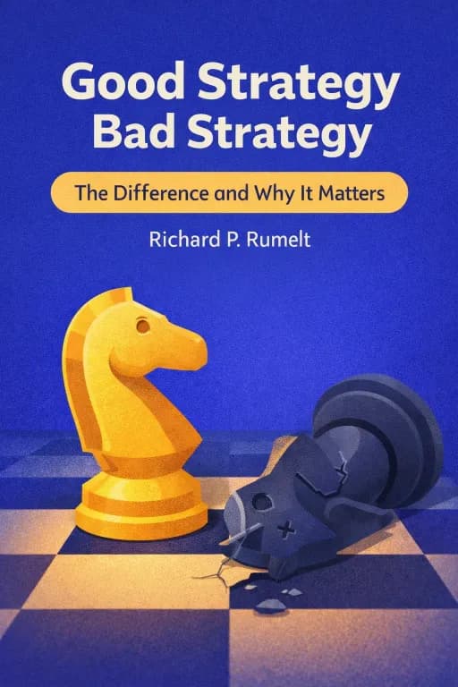 Book cover of Good Strategy Bad Strategy