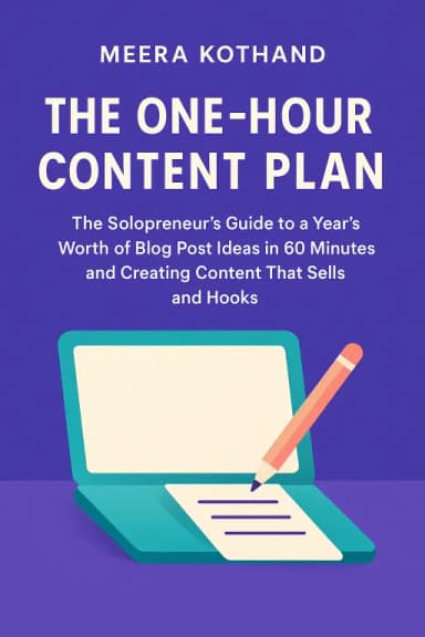The One-Hour Content Plan cover
