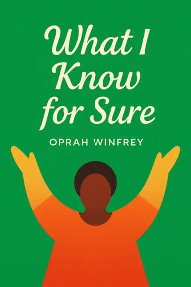 What I Know for Sure cover