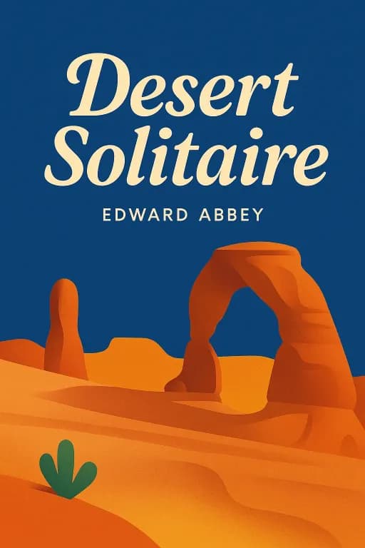 Book cover of Desert Solitaire