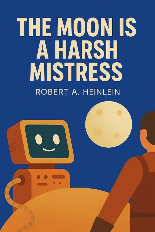 Book cover of The Moon Is a Harsh Mistress