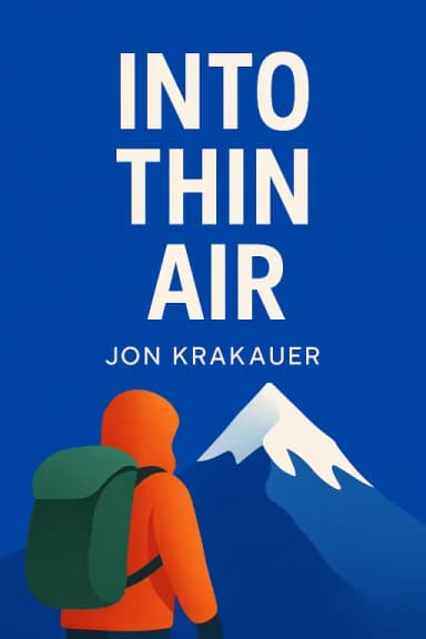Into Thin Air cover