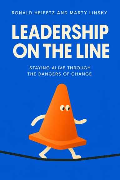 Leadership on the Line cover