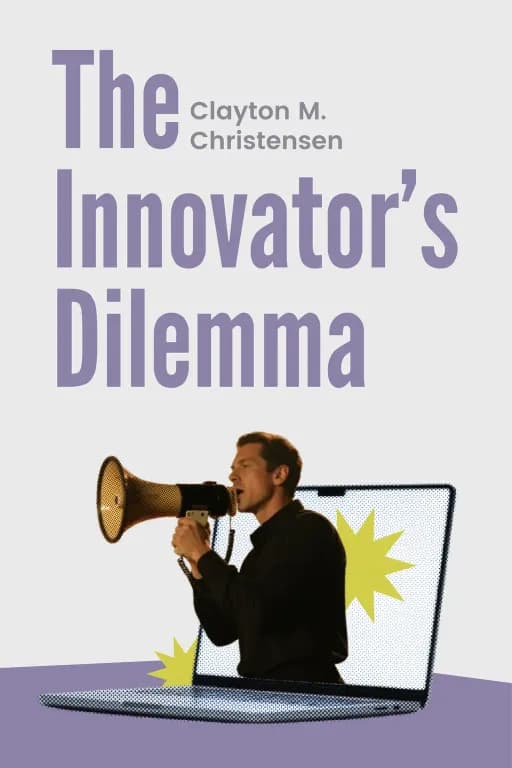 Book cover of The Innovator's Dilemma