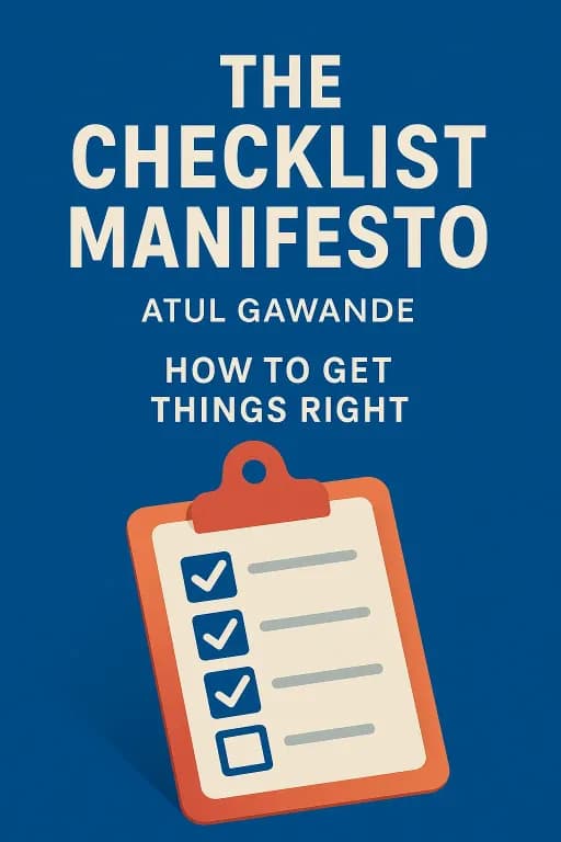 Book cover of The Checklist Manifesto