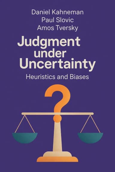 Judgment under uncertainty cover
