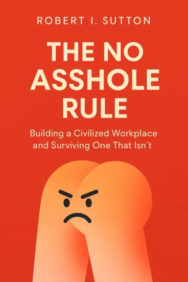 The No Asshole Rule cover