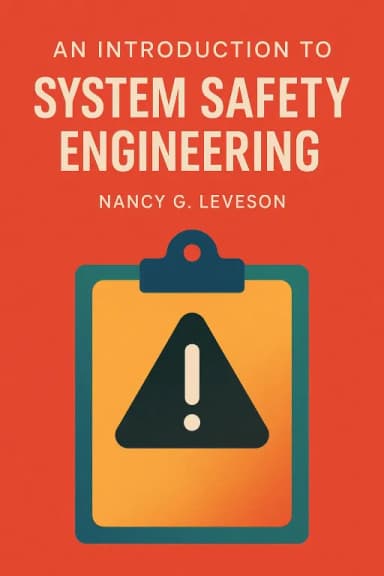 An Introduction to System Safety Engineering cover