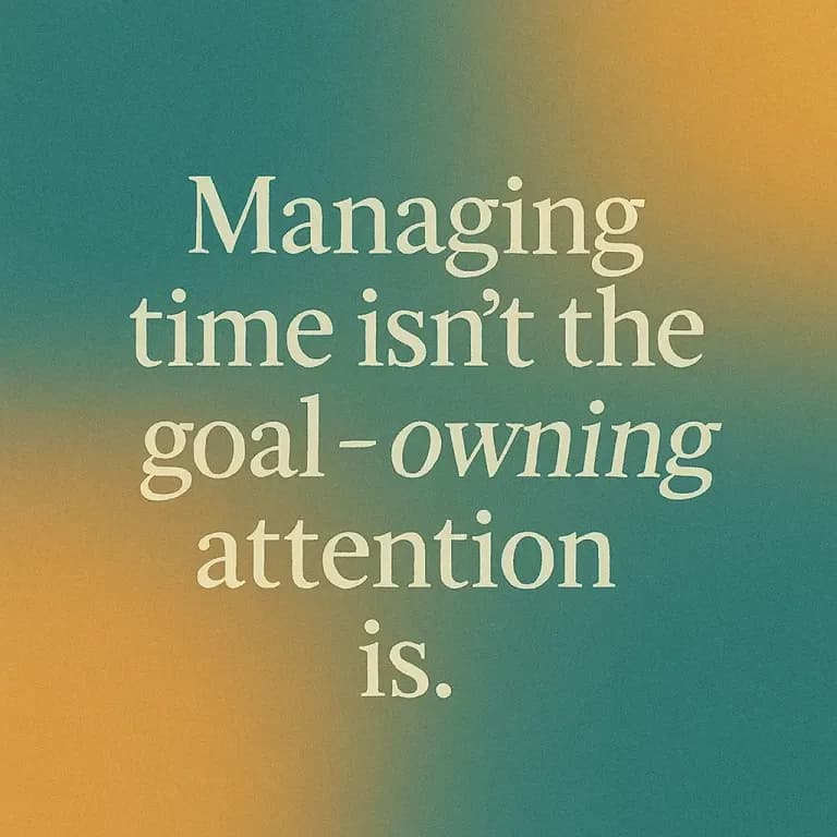 The Scary Truth About Your Time Management