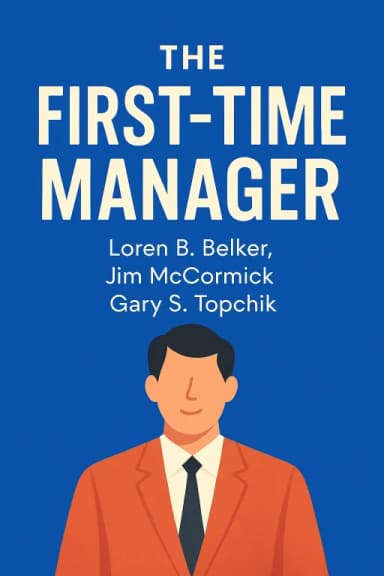 The First-Time Manager cover