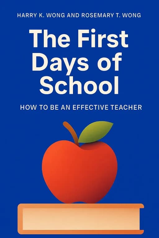 Book cover of The First Days of School