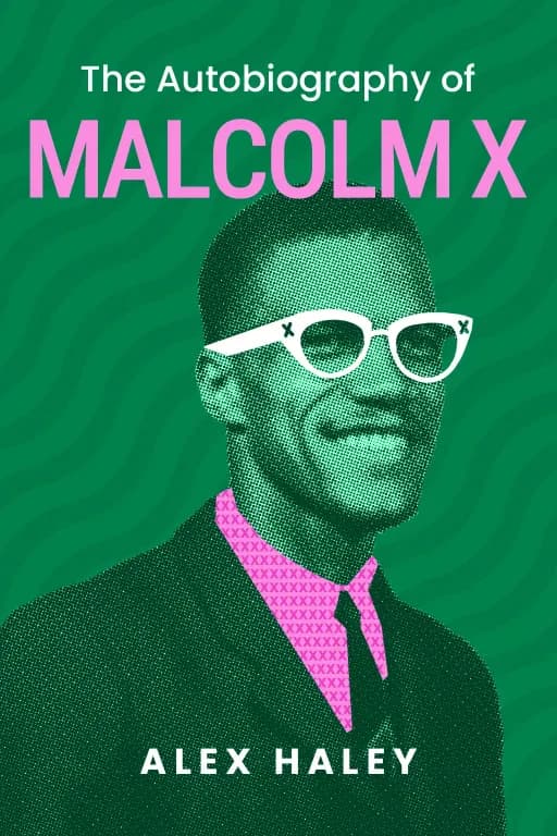 Book cover of The Autobiography of Malcolm X