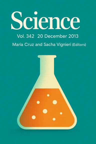Science Vol. 342 20 December 2013 cover