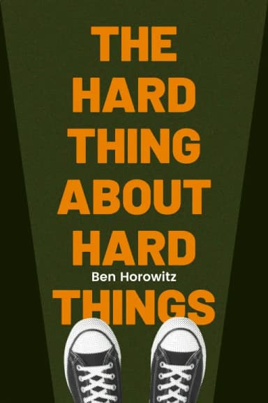 The Hard Thing About Hard Things cover