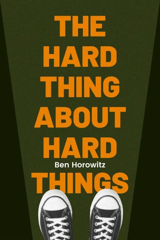 Book cover of The Hard Thing About Hard Things
