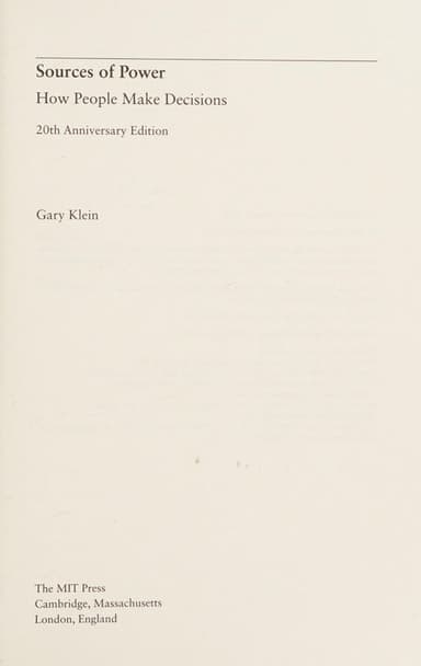 Sources of power cover