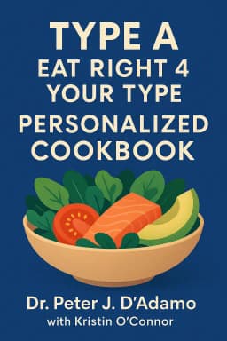 TYPE A Eat Right 4 Your Type PERSONALIZED COOKBOOK cover