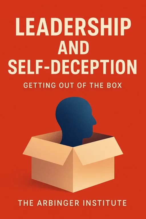 Book cover of Leadership and Self-Deception