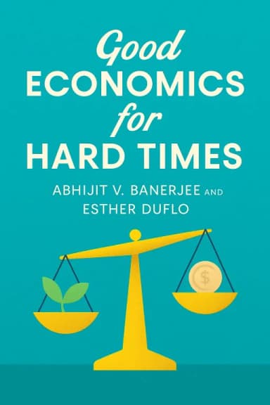 Good Economics for Hard Times cover